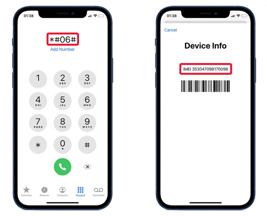 iPhone IMEI
